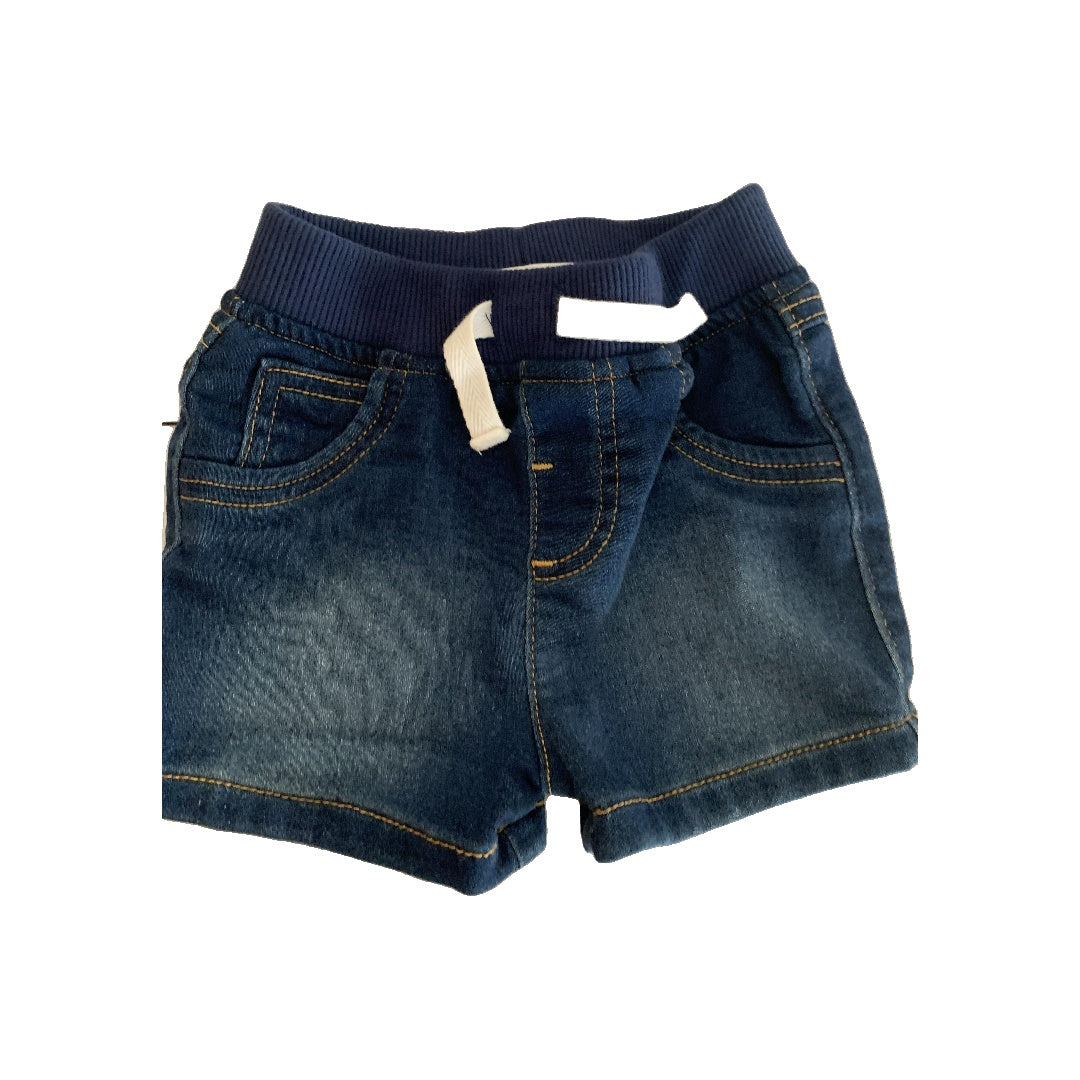 Cat & Jack Boys Denim Shorts Size: 6-9 months Denim