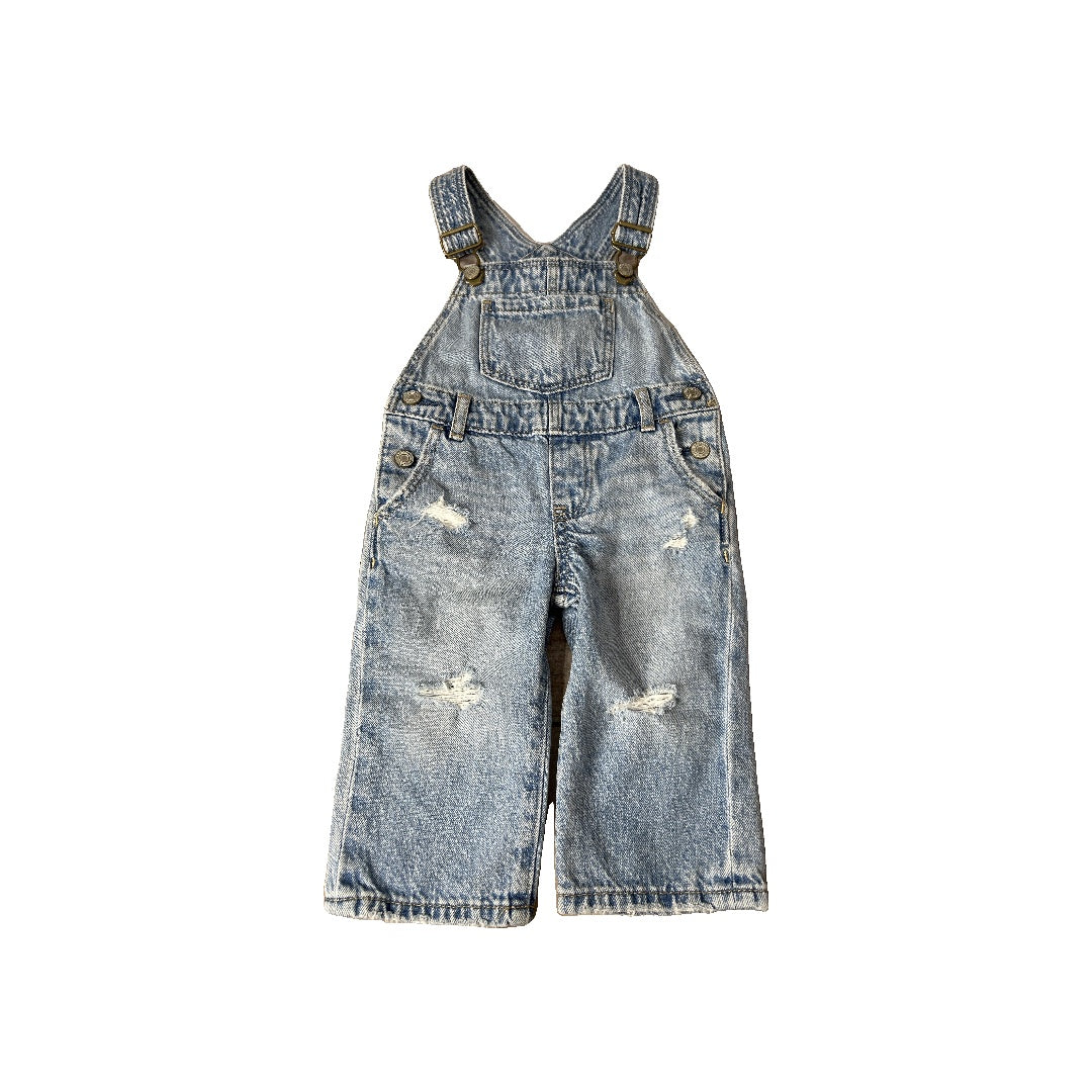 Unisex Denim Overalls Size: 12-18 months Denim