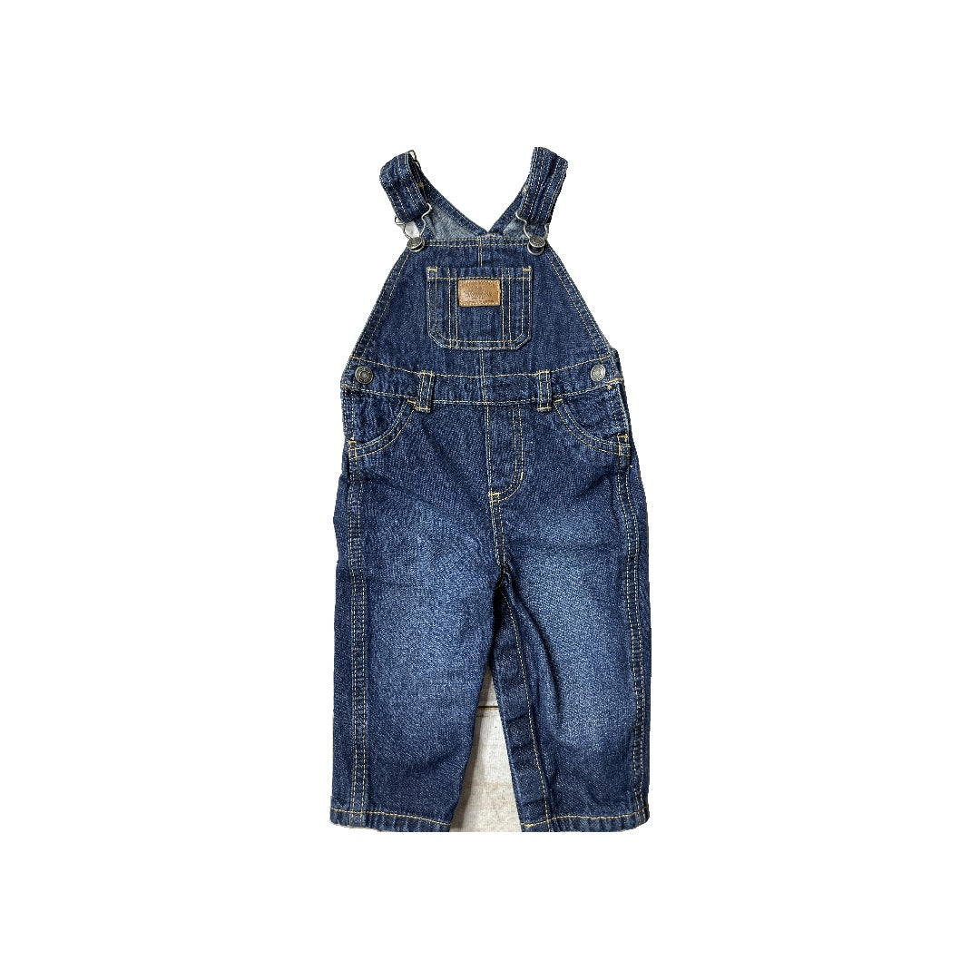 Carters Unisex Denim Overalls Size: 6-9 months Denim
