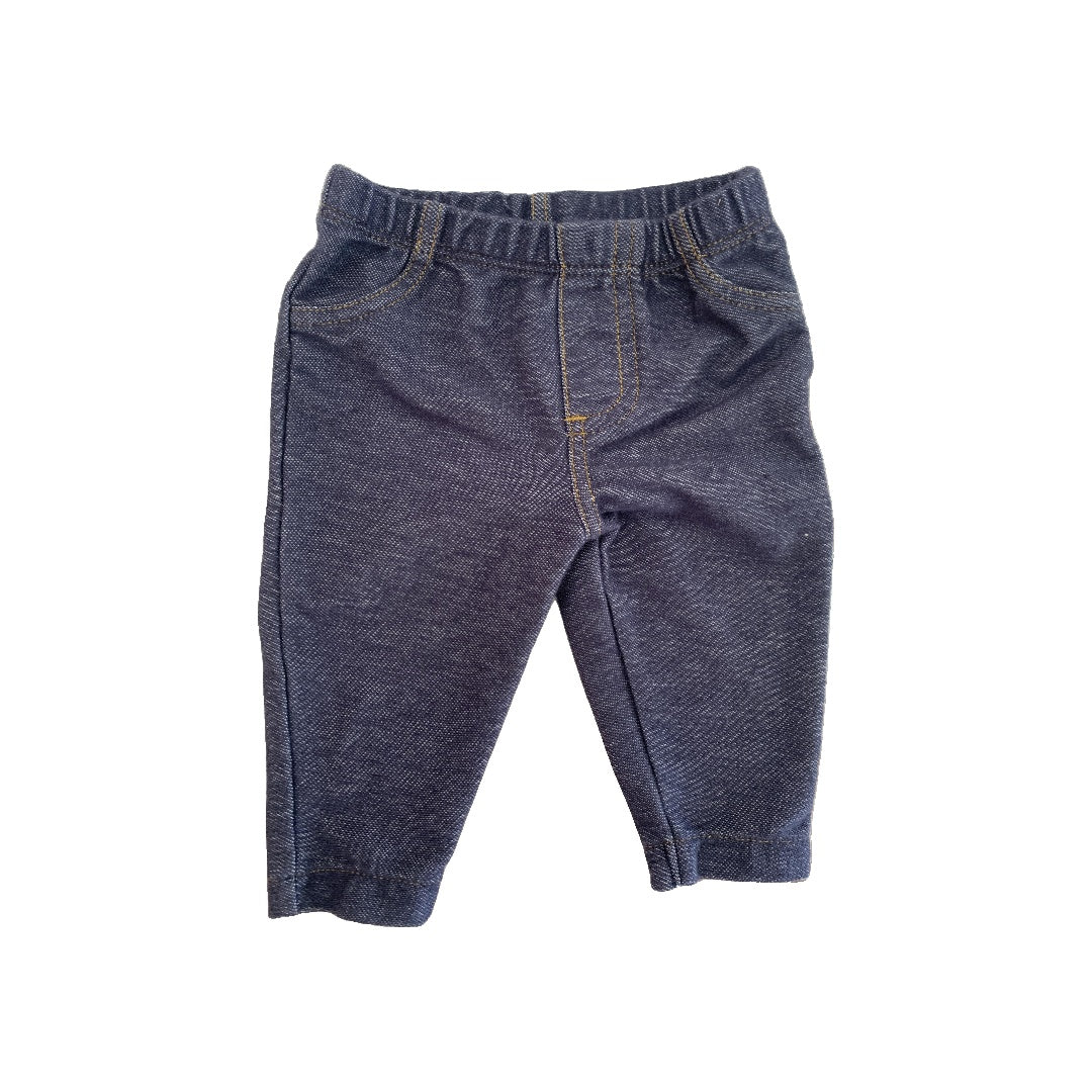 Carters Girls Denim Pants Size: 3 months Denim