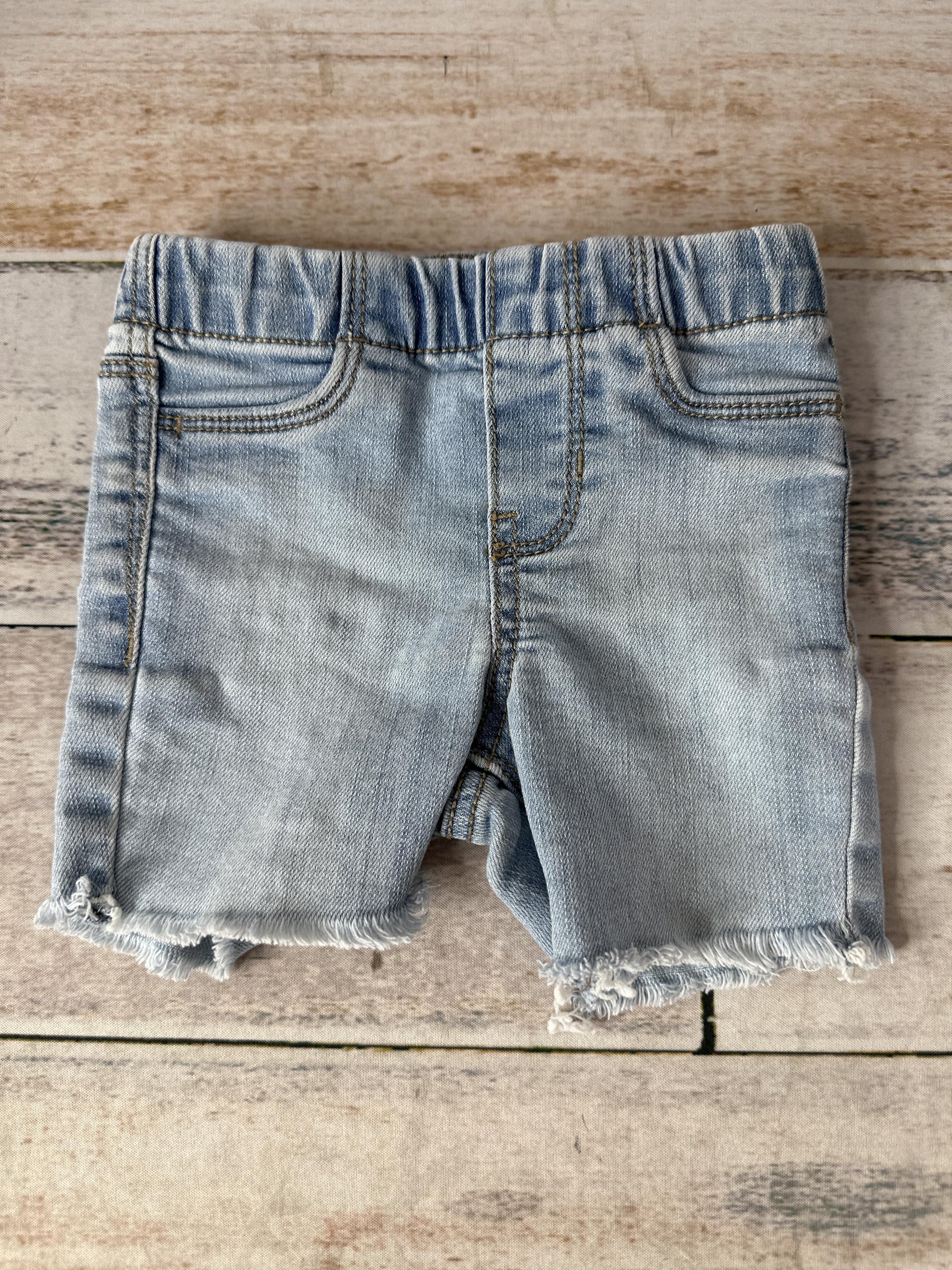 OshKosh Unisex Denim Shorts Size: 12 months Denim
