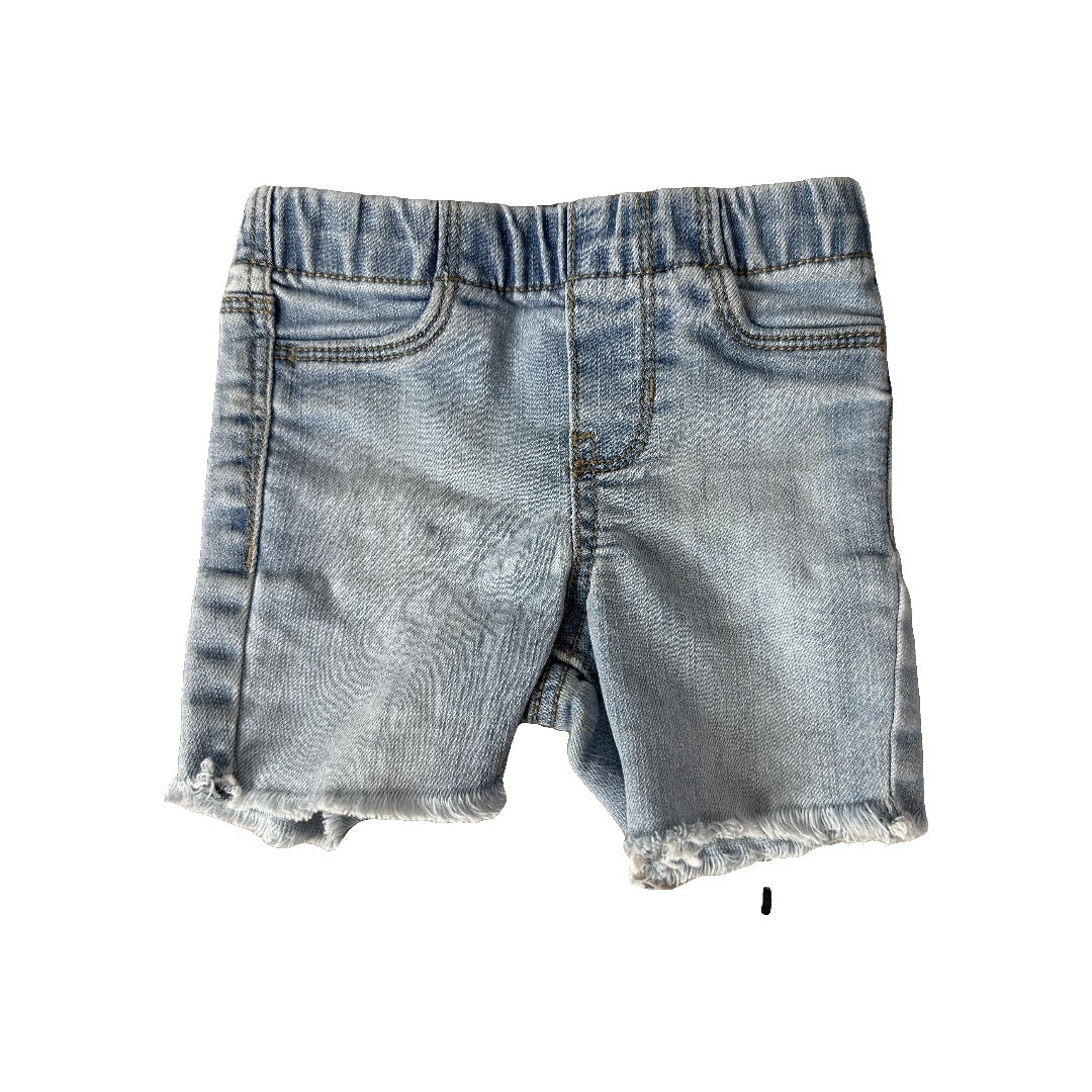 OshKosh Unisex Denim Shorts Size: 12 months Denim