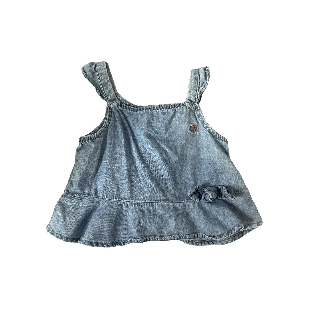 Unisex Denim Tank Top Size: 2T Denim