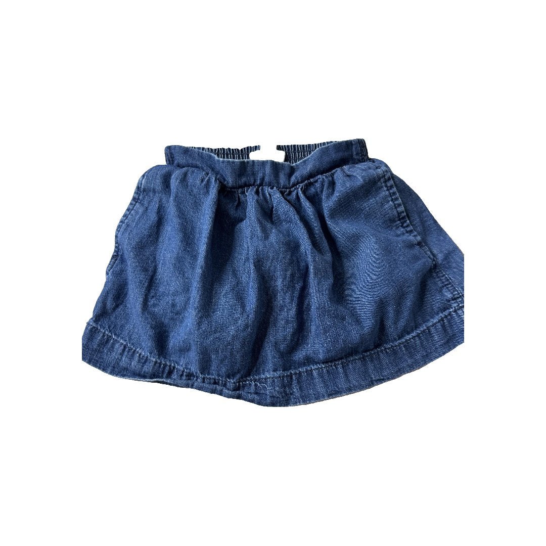 Cat & Jack Girls Denim Skirt Size: 4T Denim