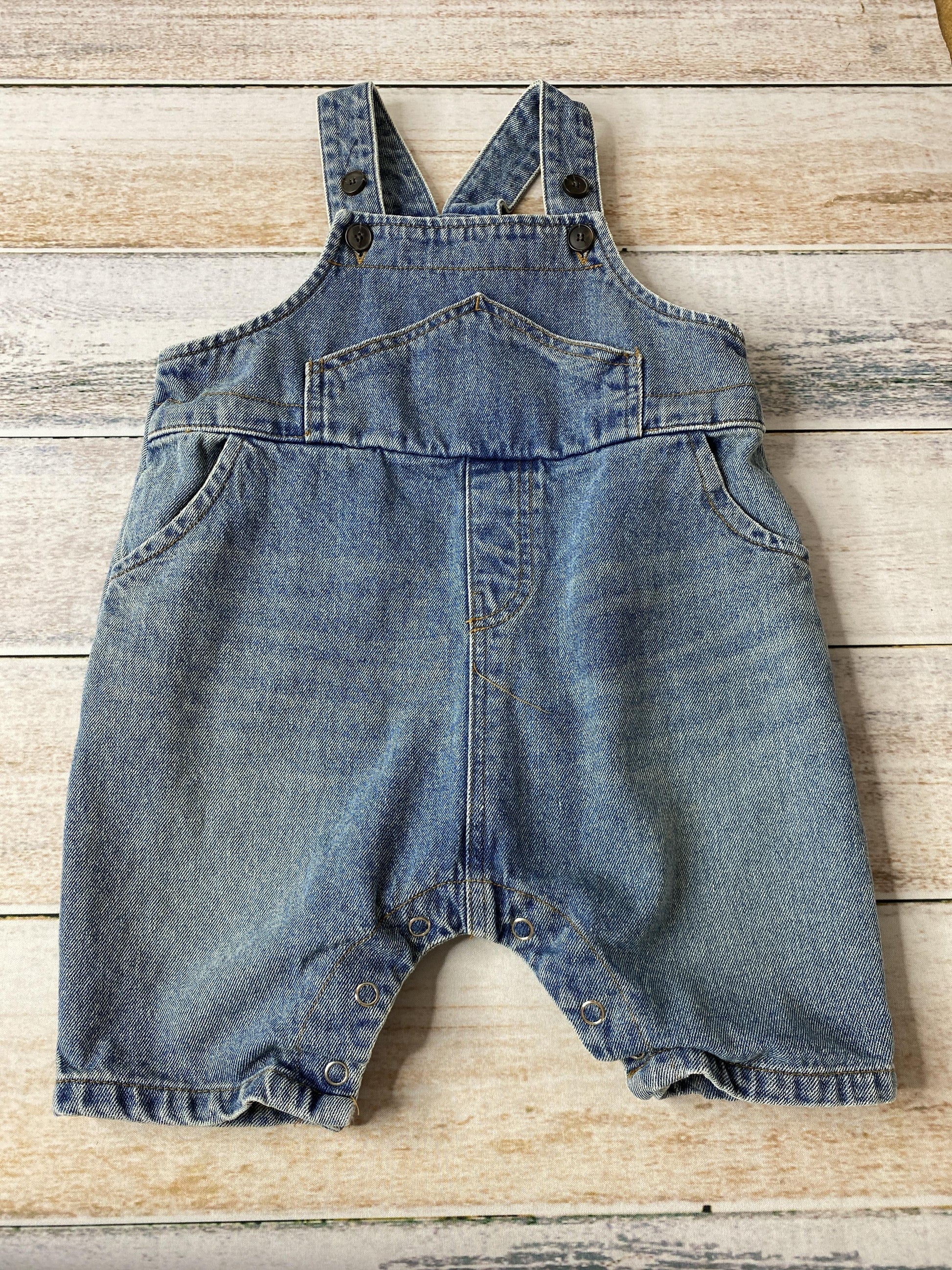 Bella B Unisex Denim Overalls Size: 18 months Denim