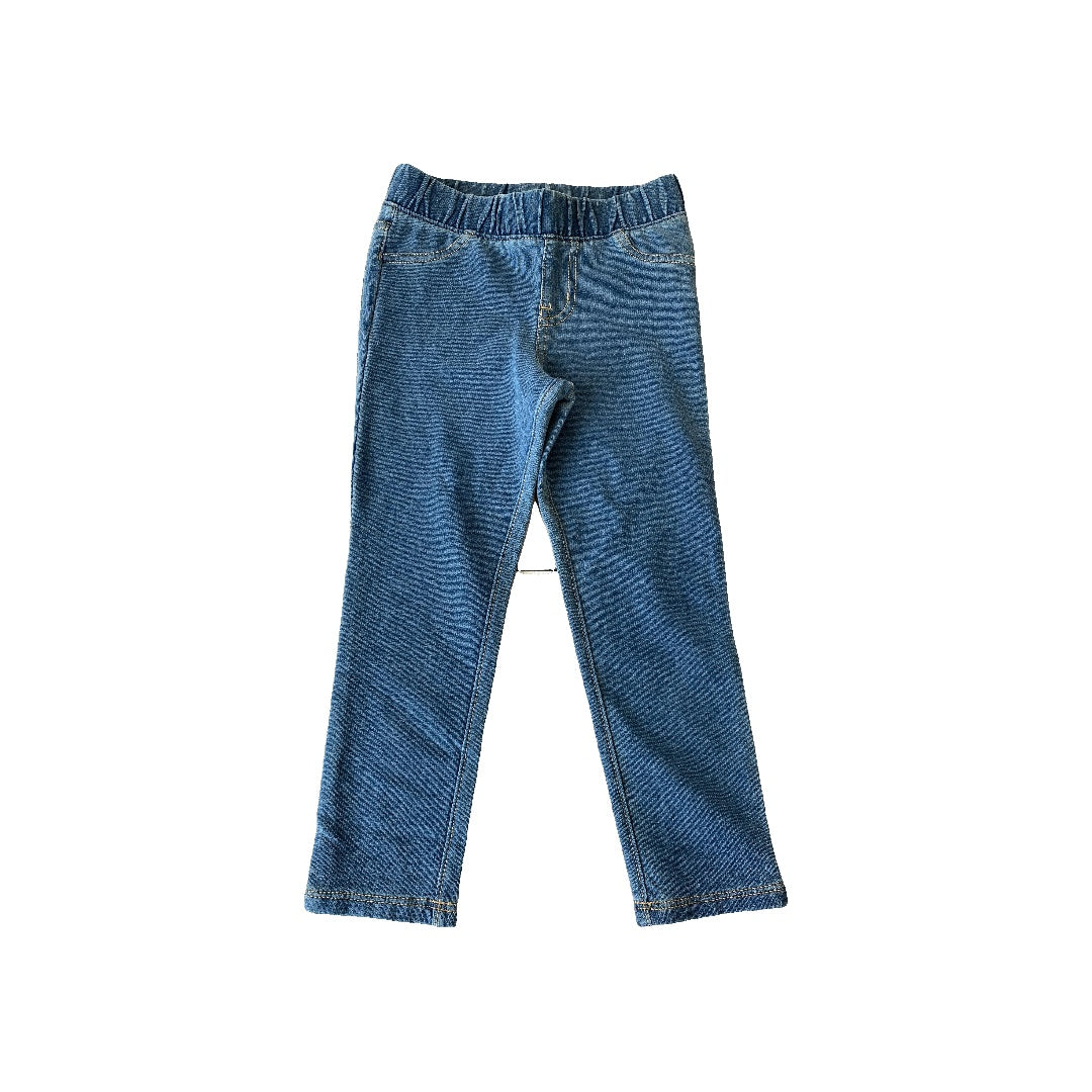 Cat & Jack Girls Denim Pants Size: 3T Denim
