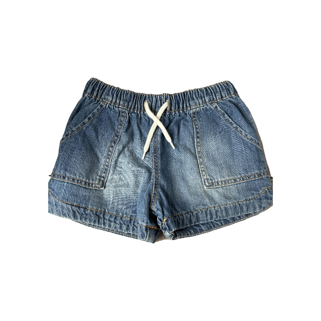 Girls Denim Shorts Size: 5T Denim