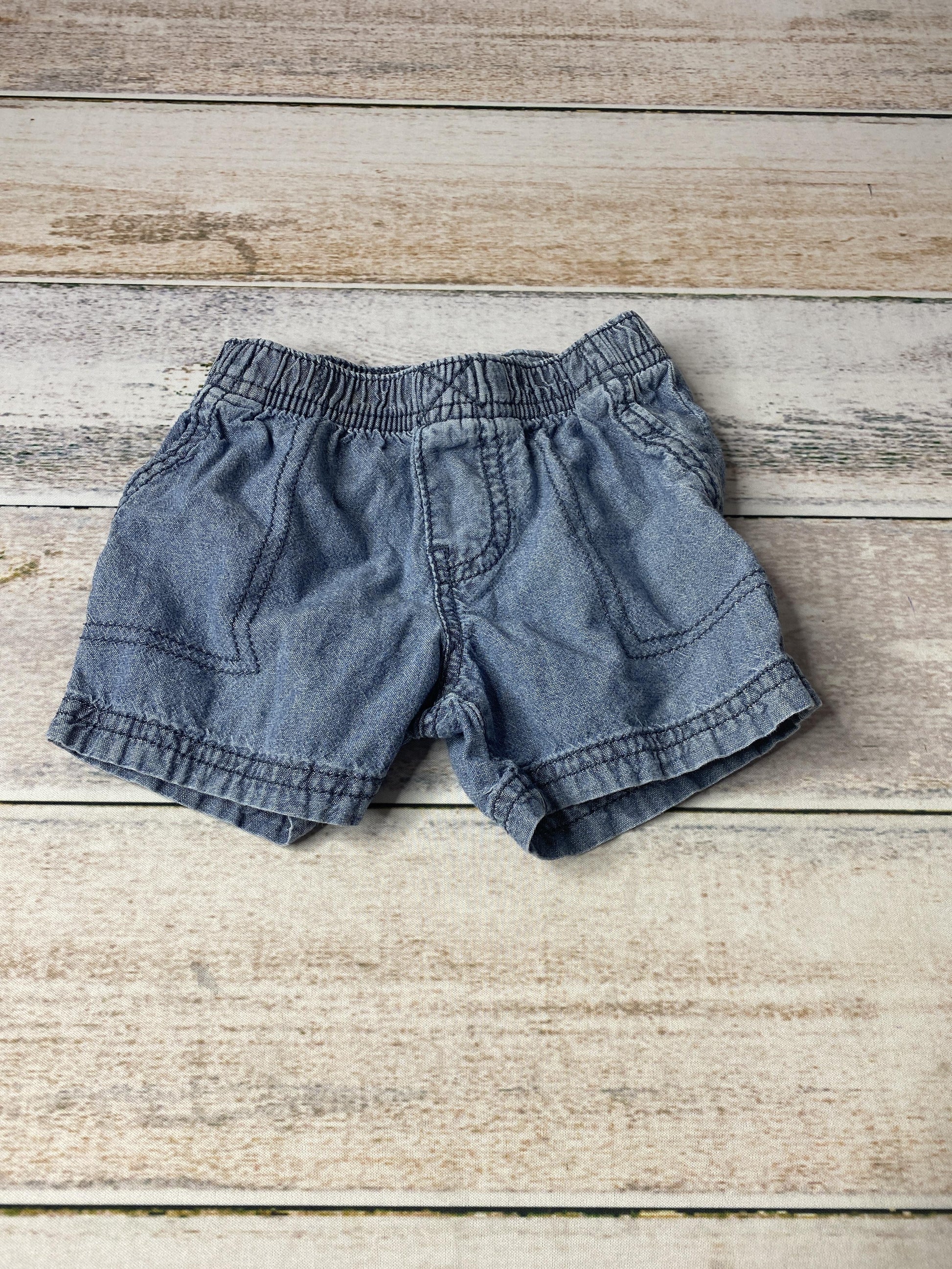 Carters Unisex Denim Shorts Size: 6 months Denim
