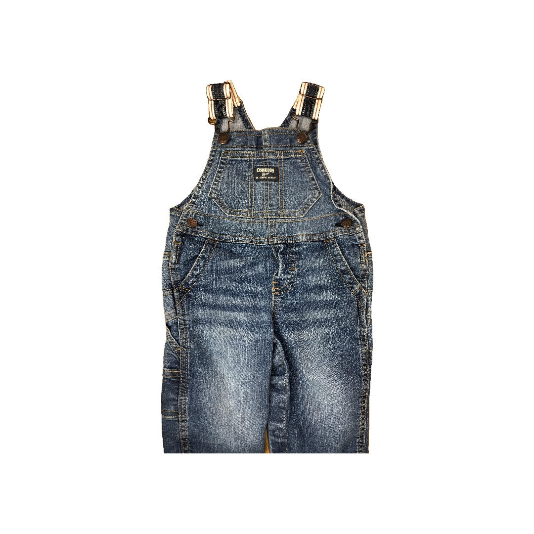 OshKosh Unisex Denim Overalls Size: 6-9 months Denim