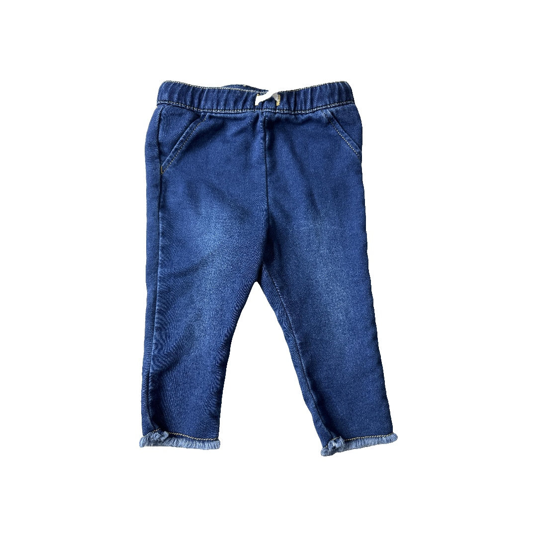 Cat & Jack Unisex Denim Pants Size: 6-9 months Denim