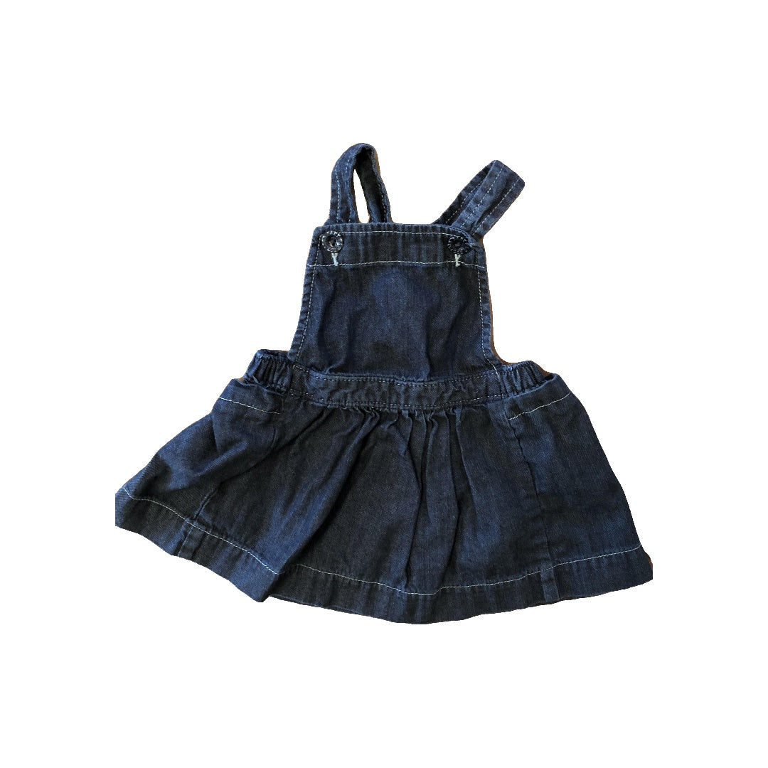Gap Girls Denim Overalls Size: 12-18 months Denim