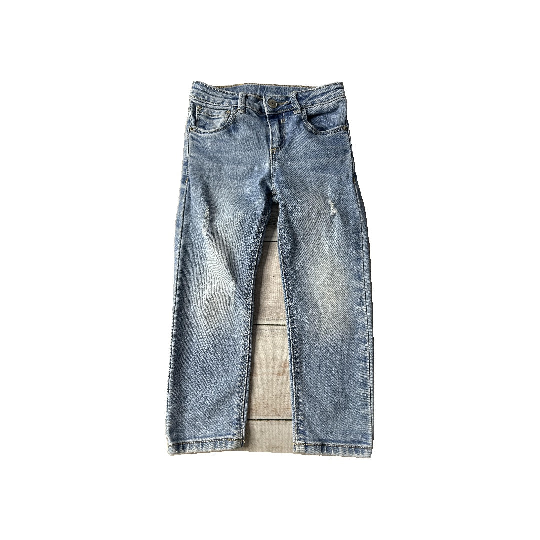 Zara Unisex Denim Jeans Size: 4T Denim