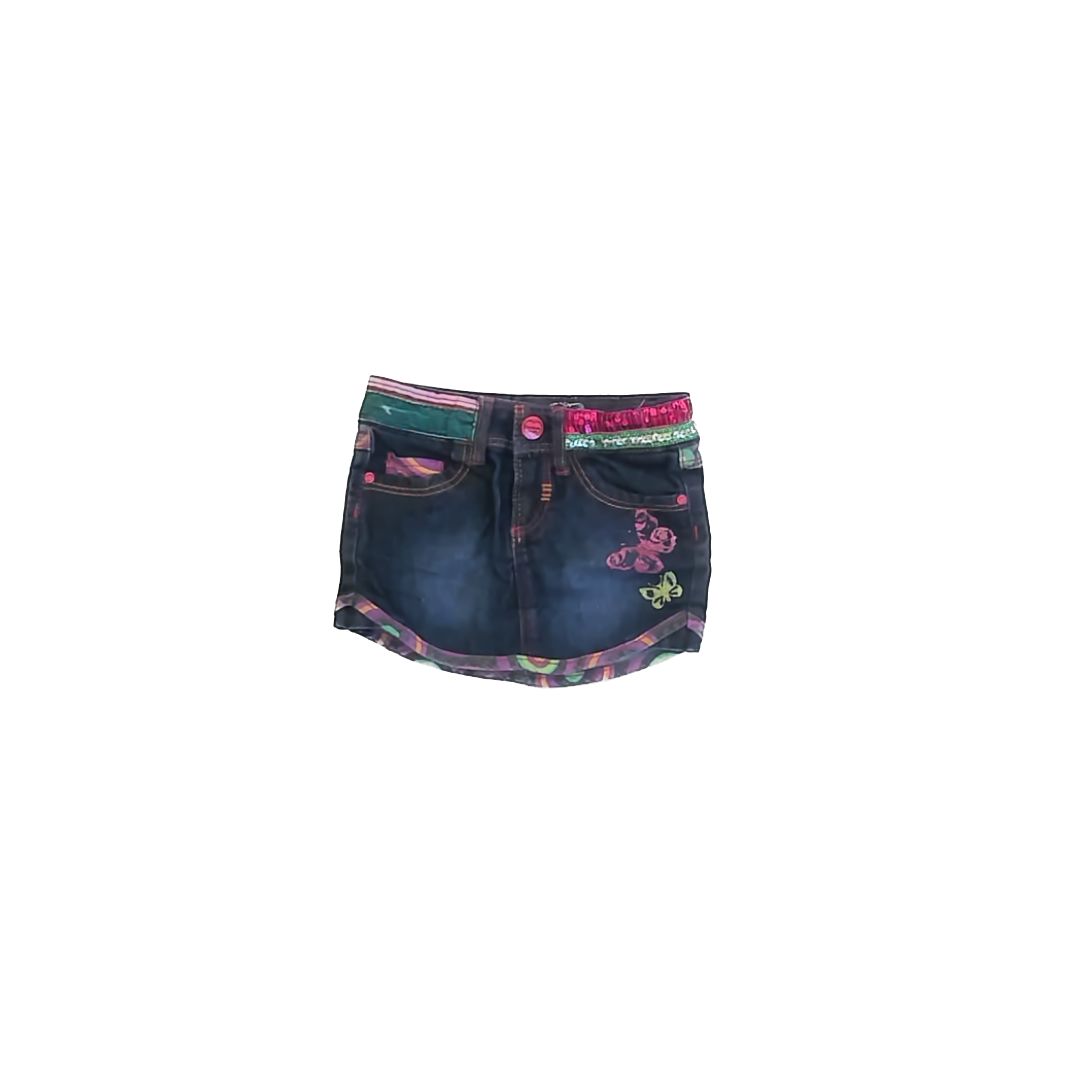 Desigual Girls Denim Skirt Size: 4T Denim