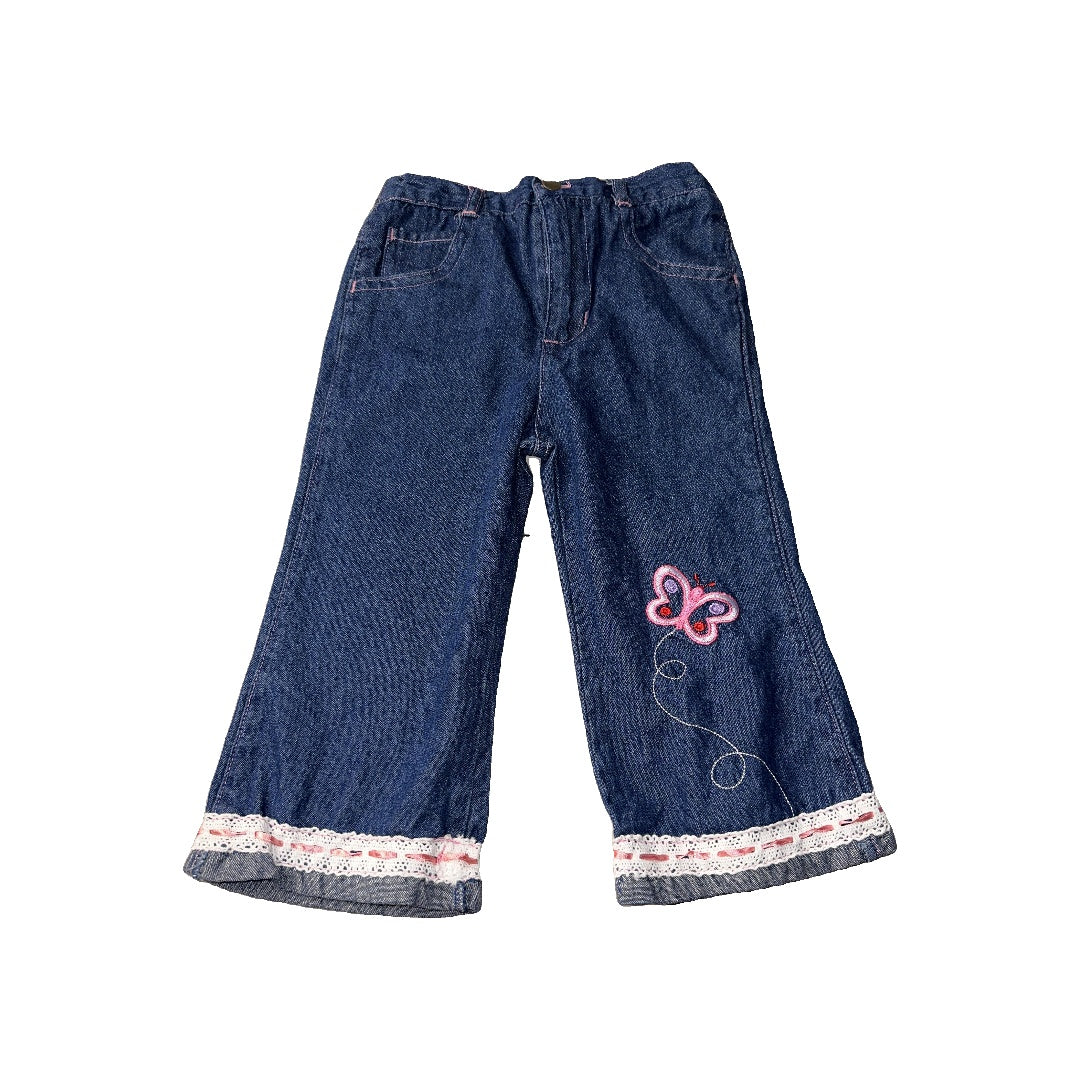 Girls Denim Jeans Size: 2T Denim