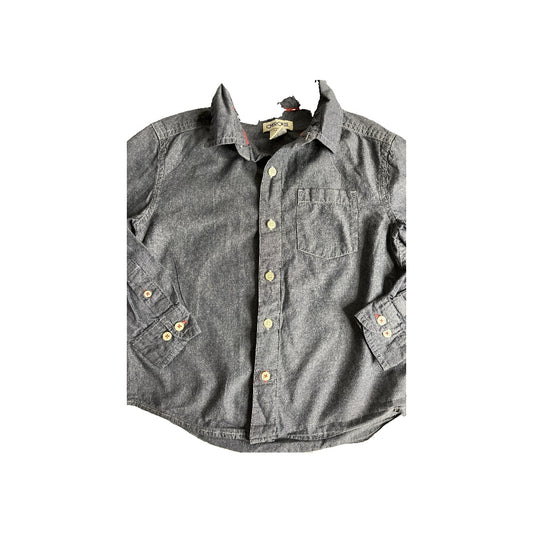 cherokee Boys Denim Button Down Short Sleeve Size: 4T Denim
