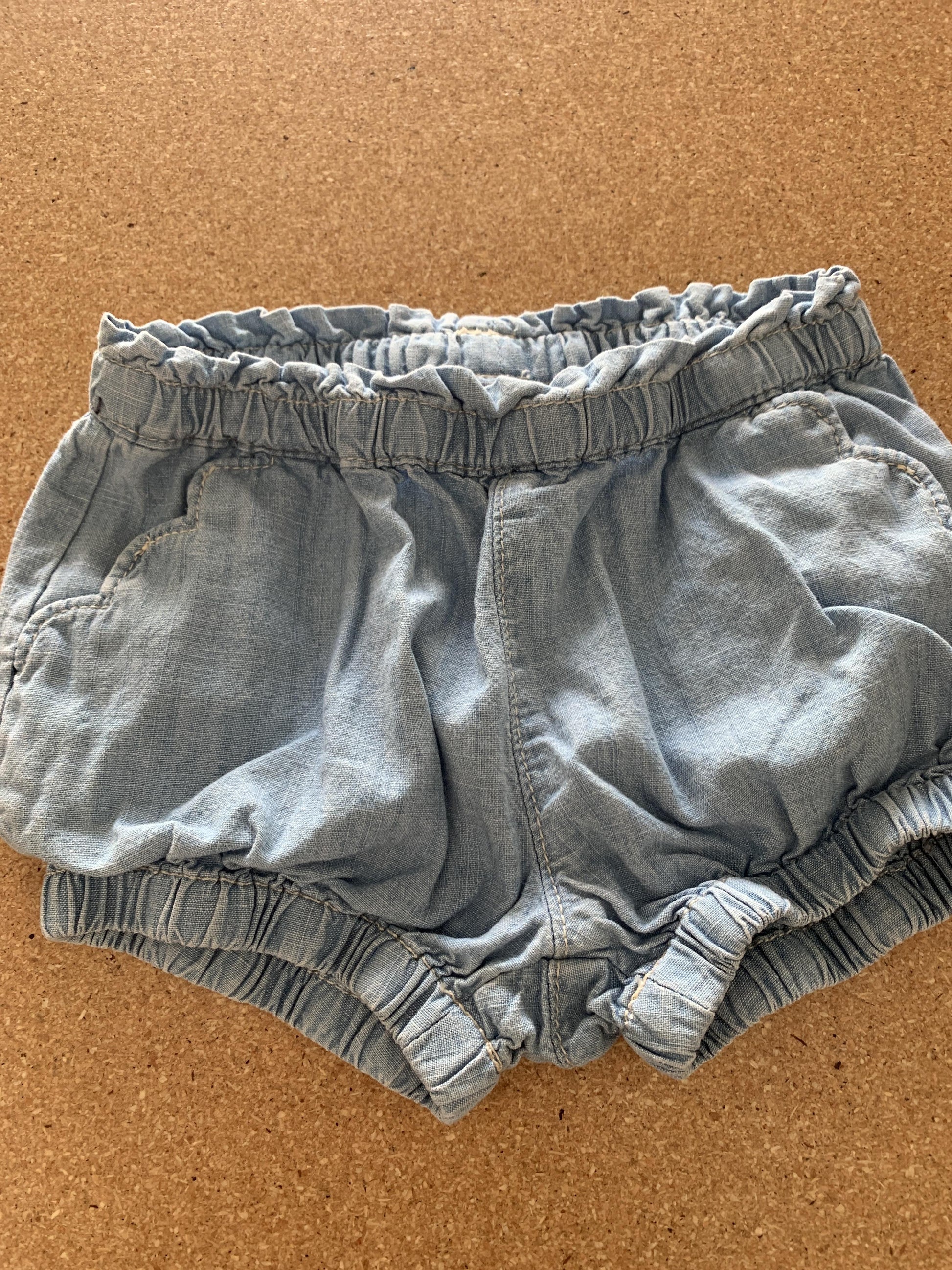 Gap Girls Denim Shirt Size: 6-12 months Denim