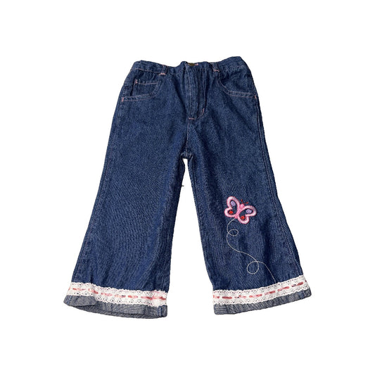 Girls Denim Jeans Size: 2T Denim