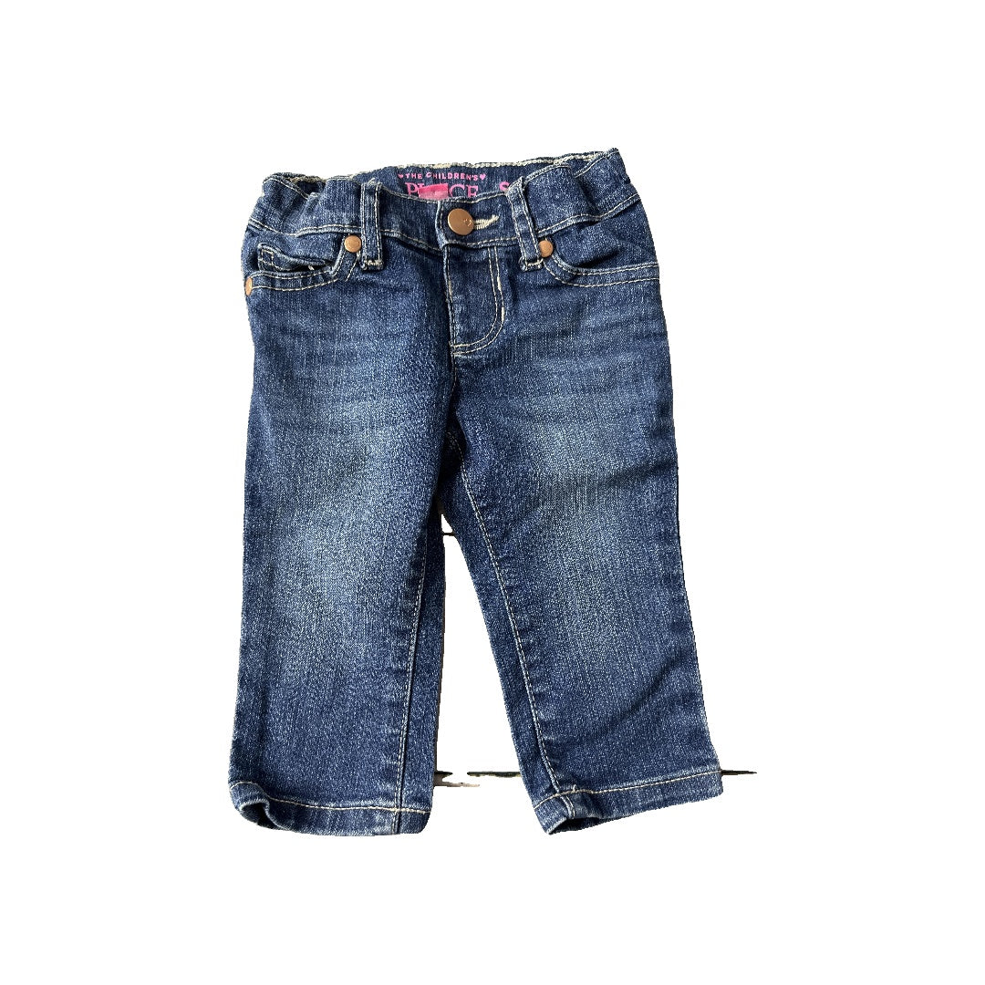 Children's Place Girls Denim Jeans Size: 6-9 months Denim