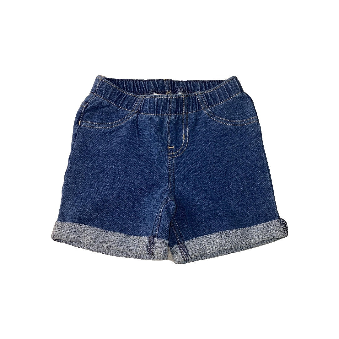 Unisex Denim Shorts Size: 2T Denim