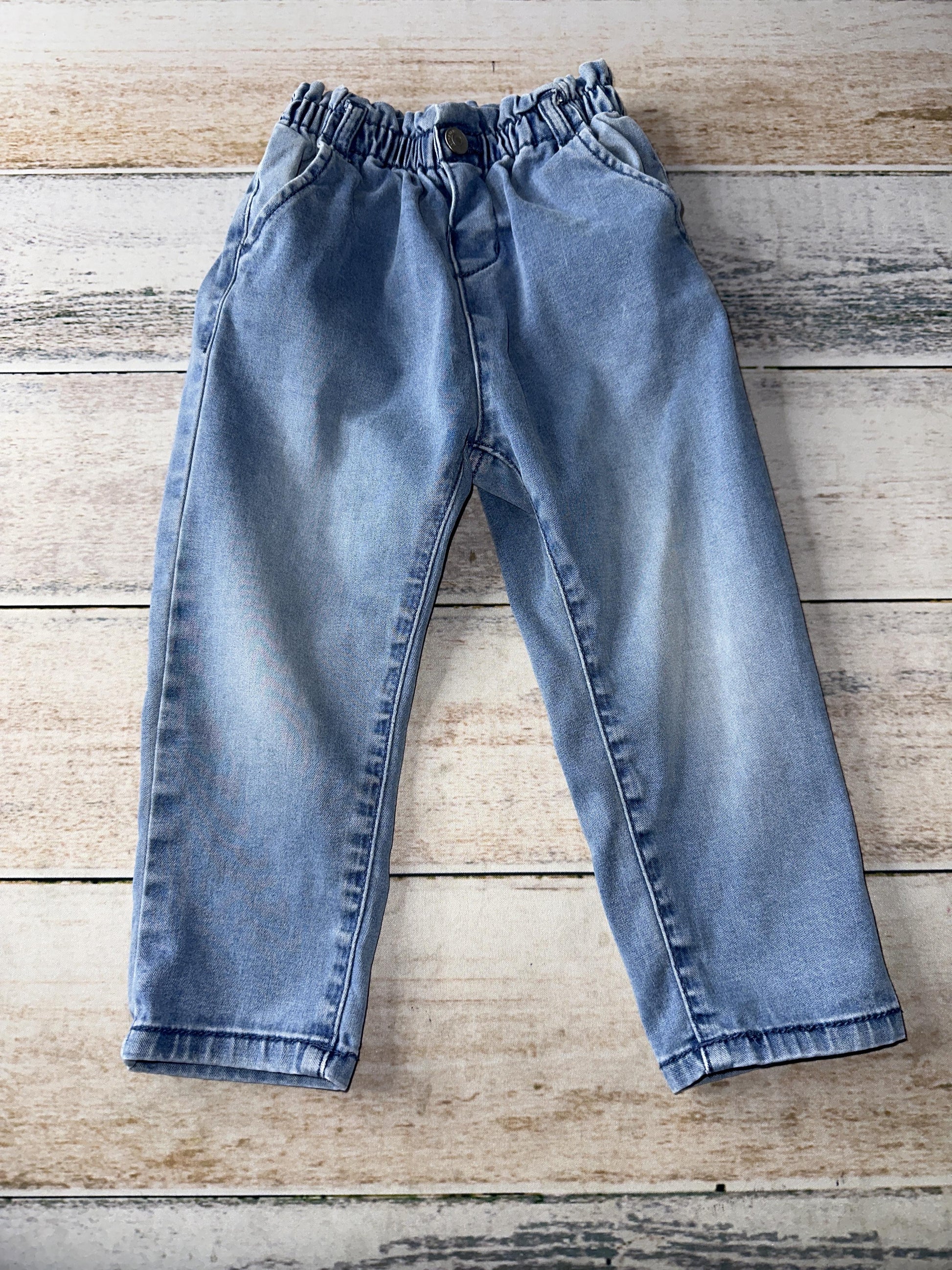 Zara Girls Denim Pants Size: 18-24 months Denim