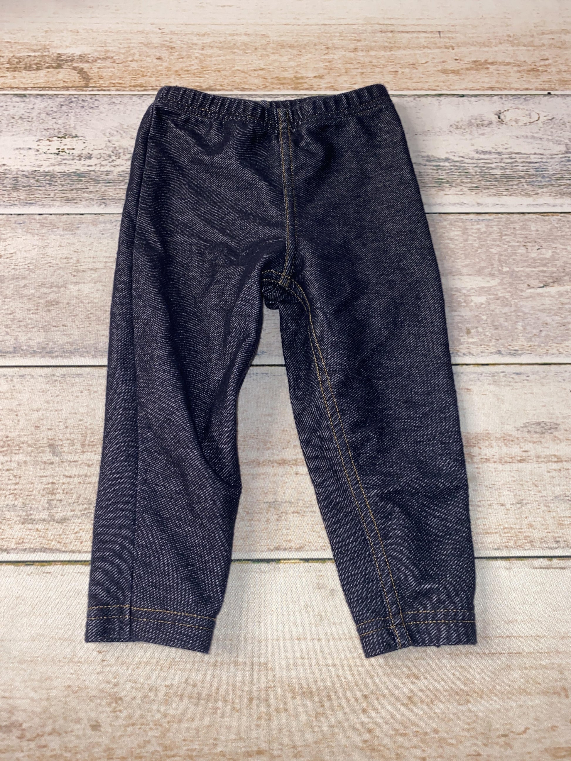 Just Born Girls Denim Pants Size: 12M Denim