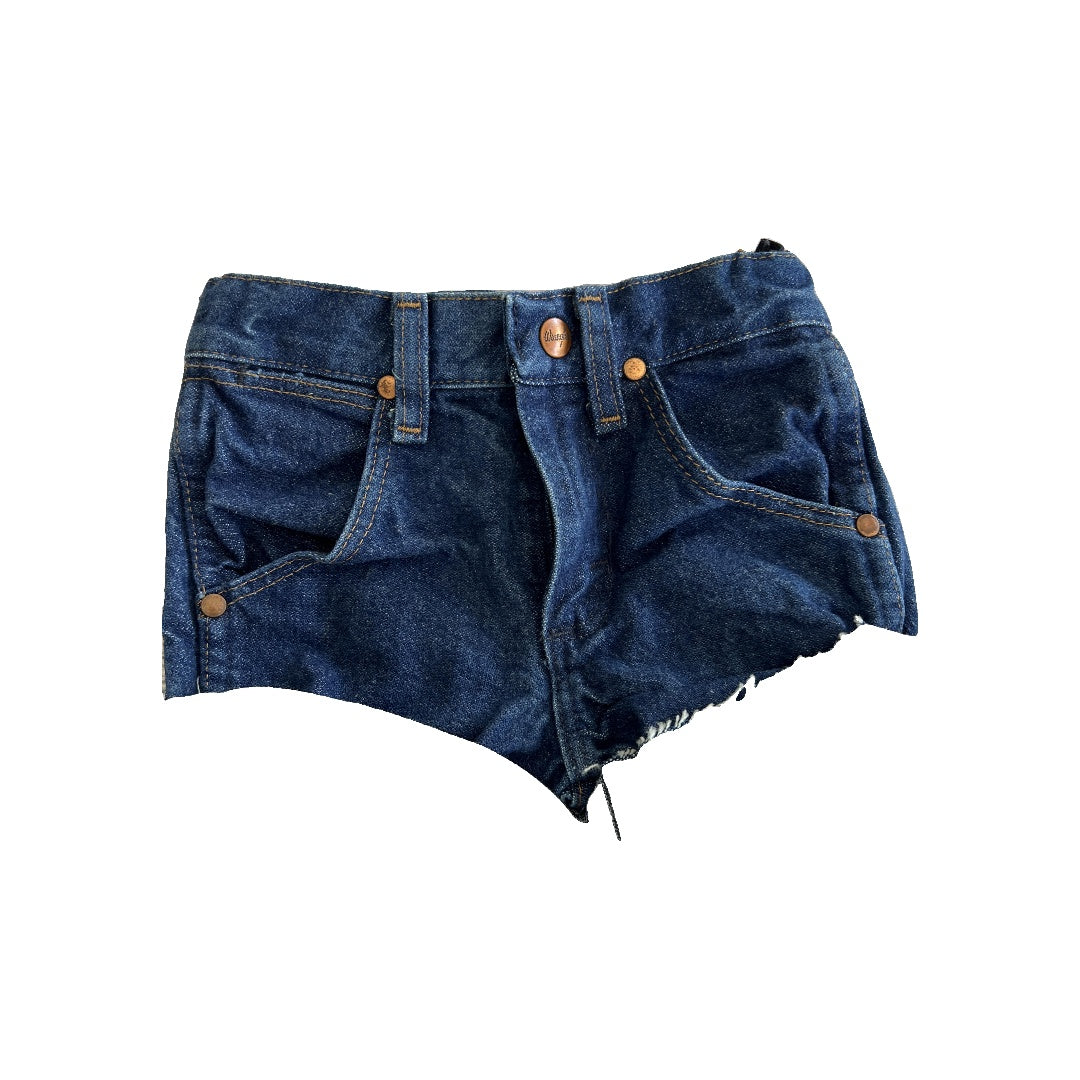 Wrangler Girls Denim Shorts Size: 5 Denim