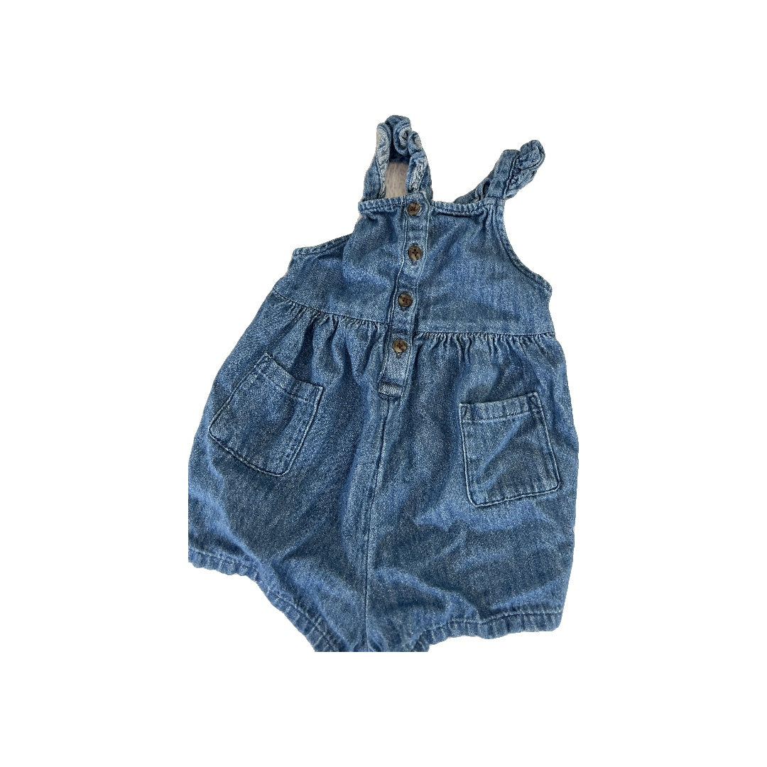 Old Navy Girls Denim Jumper Size: 12-18 months Denim