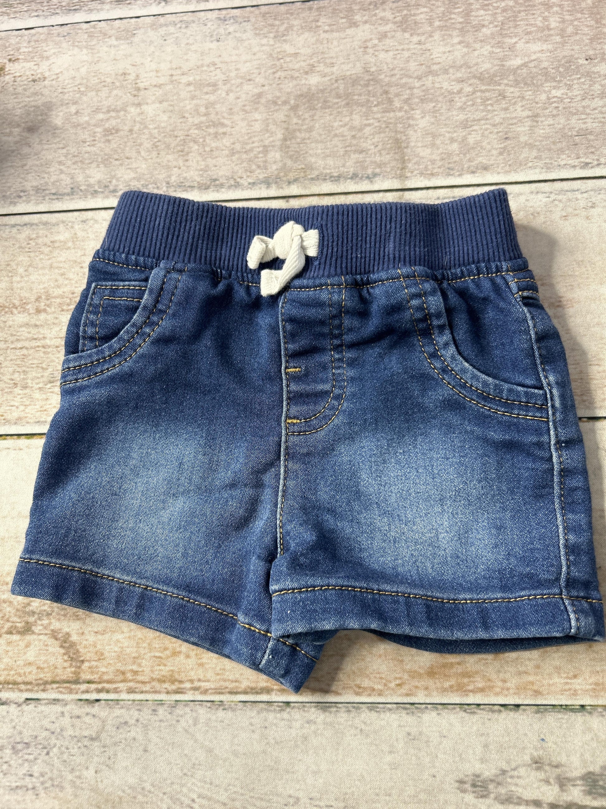 Carters Unisex Denim Shorts Size: 9-Jun Denim