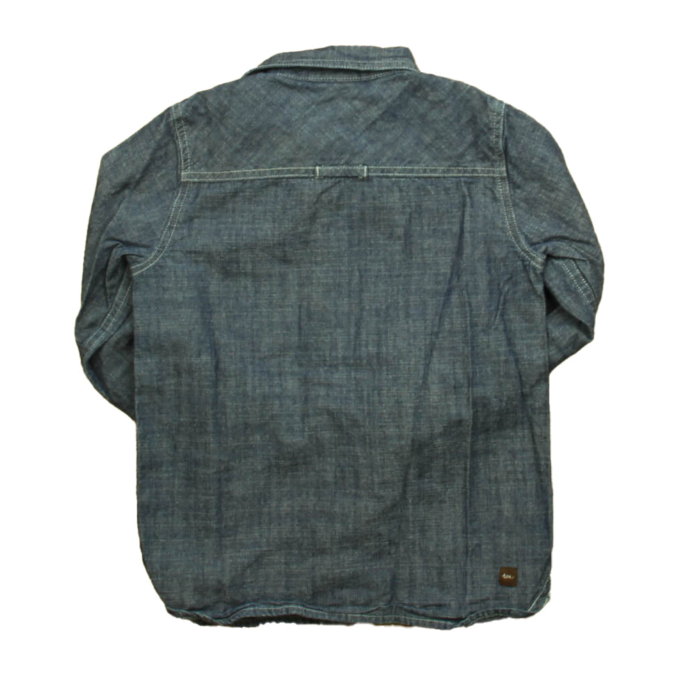 Tea Boys Denim Button Down Long Sleeve Size: 5T Denim