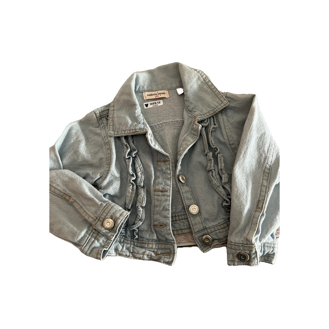 Nanette Lepore Girls Denim Jacket Size: 18 months Denim
