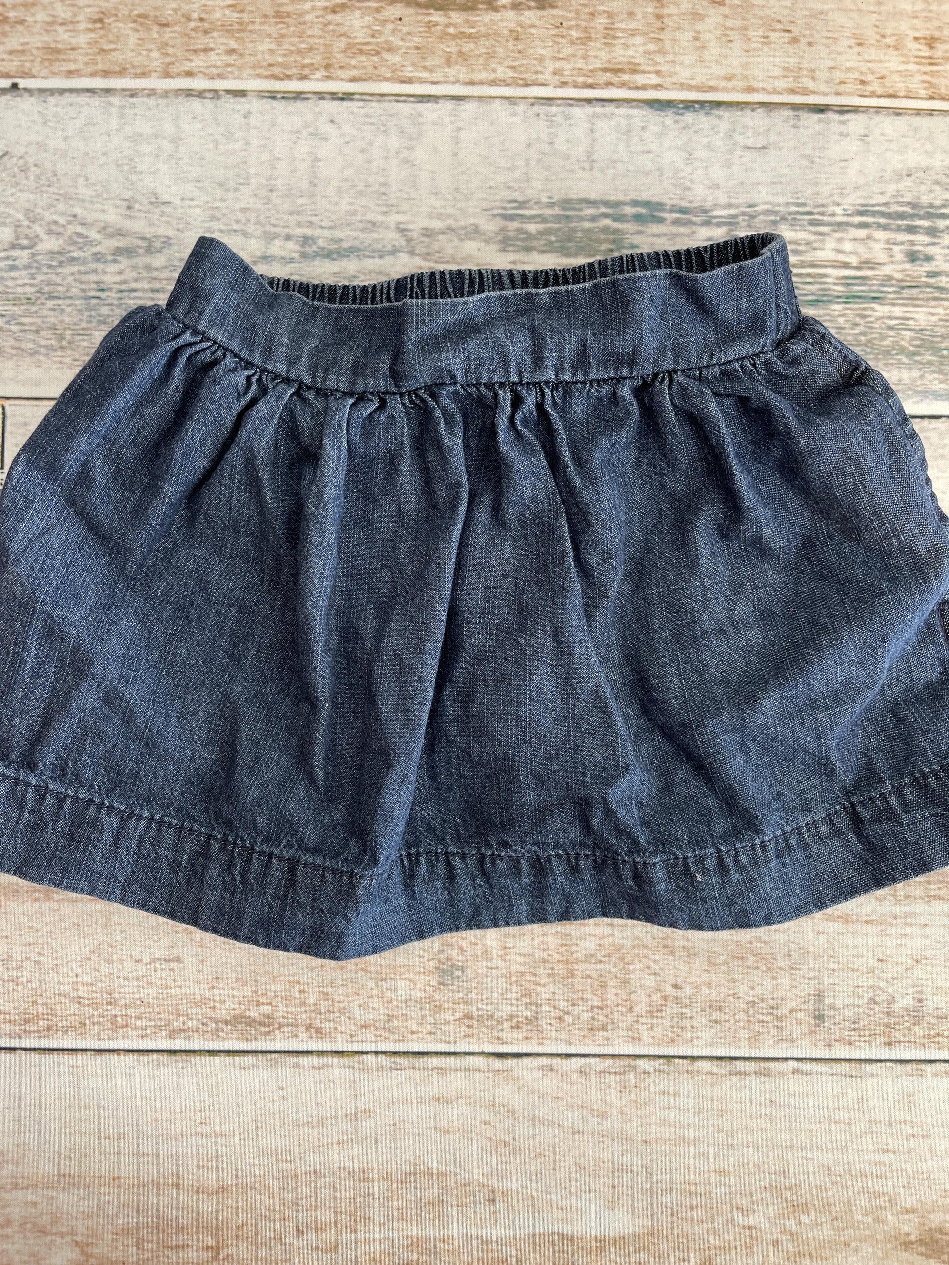 Cat & Jack Girls Denim Skirt Size: 4T Denim