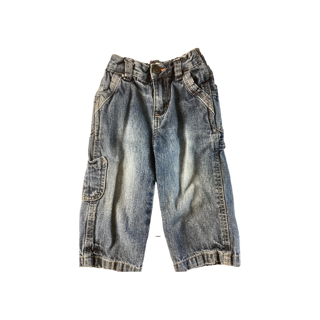 OshKosh Unisex Denim Jeans Size: 18 months Denim