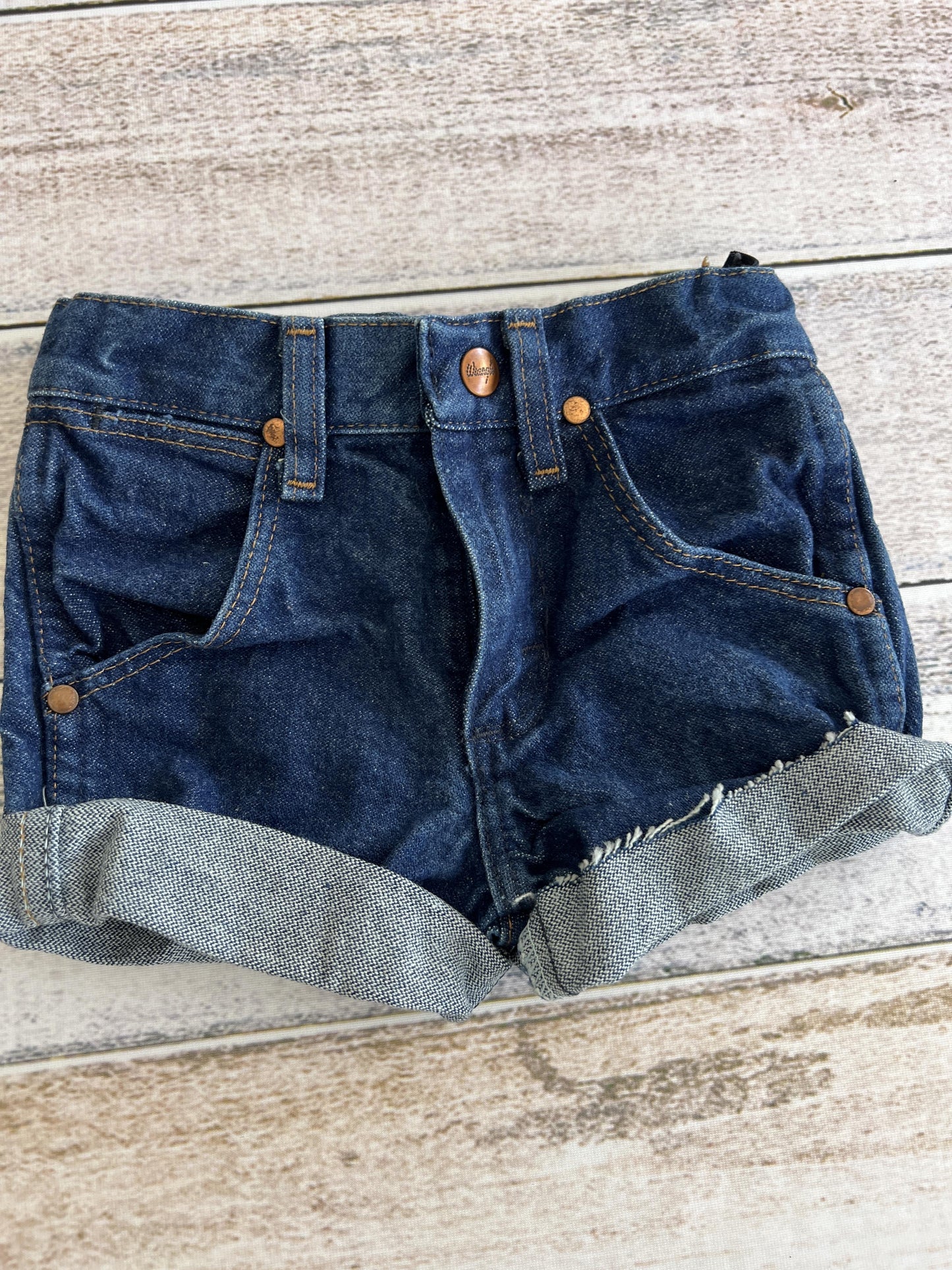 Wrangler Girls Denim Shorts Size: 5 Denim