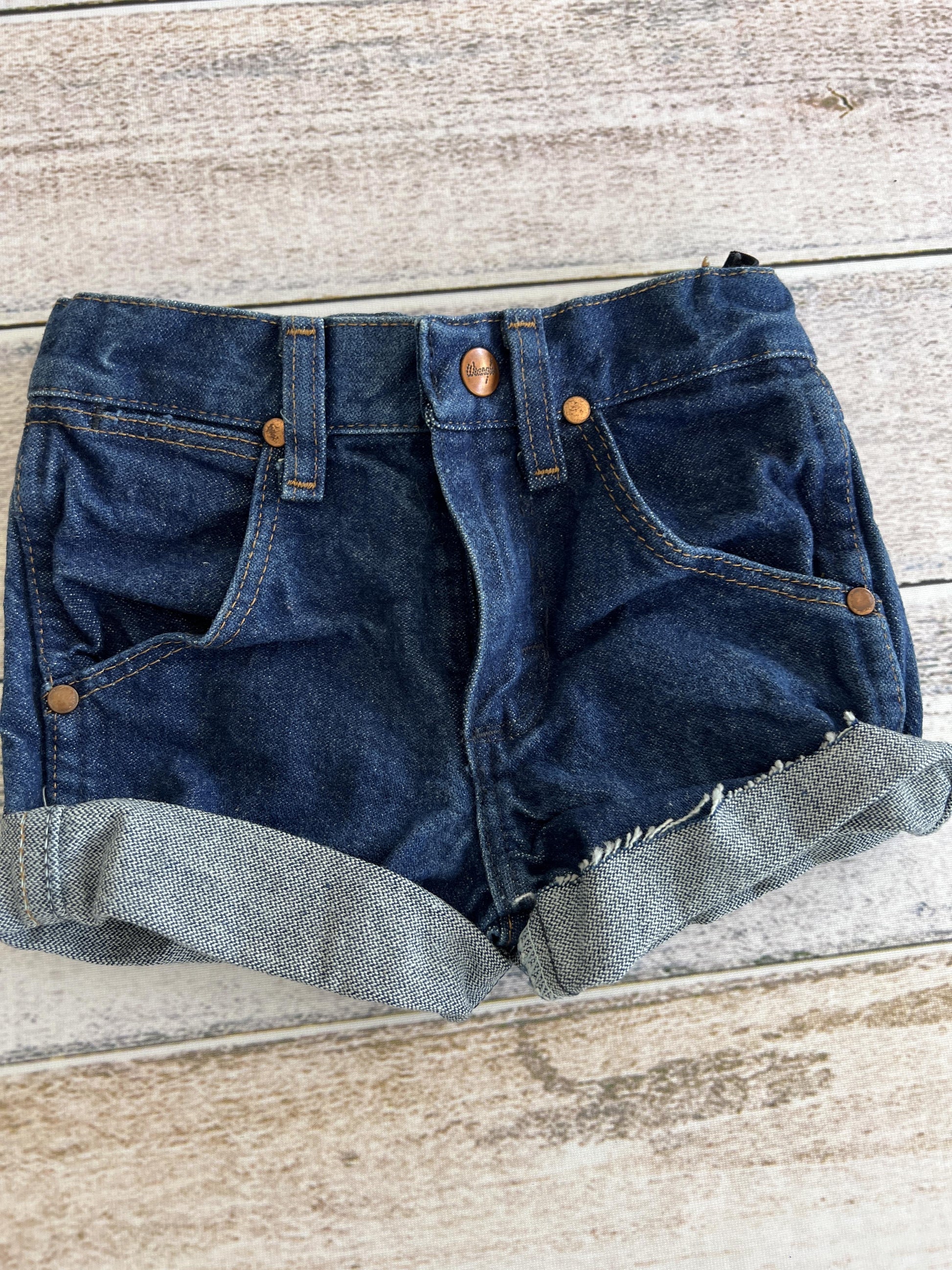 Wrangler Girls Denim Shorts Size: 5 Denim