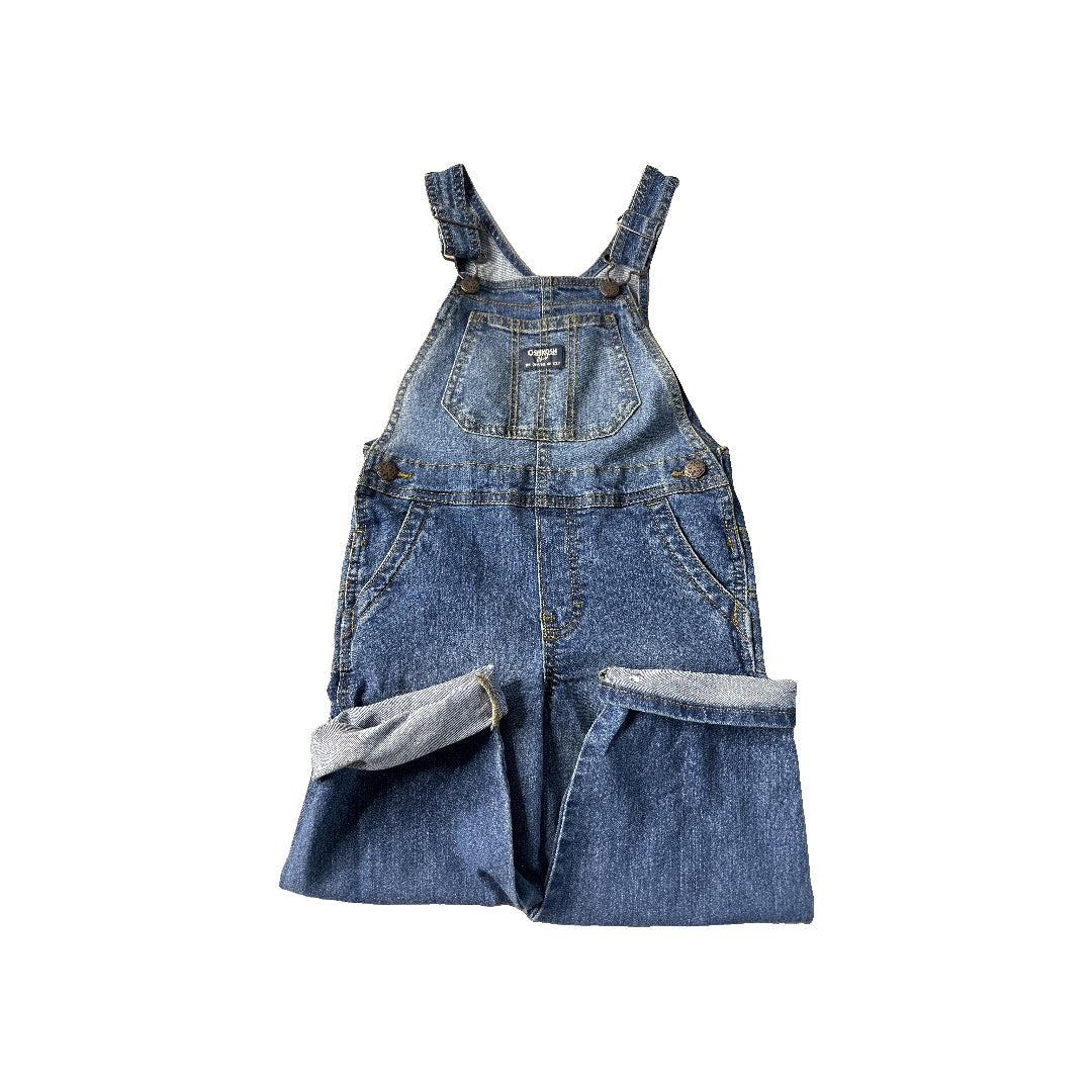 OshKosh Unisex Denim Overalls Size: 4T Denim