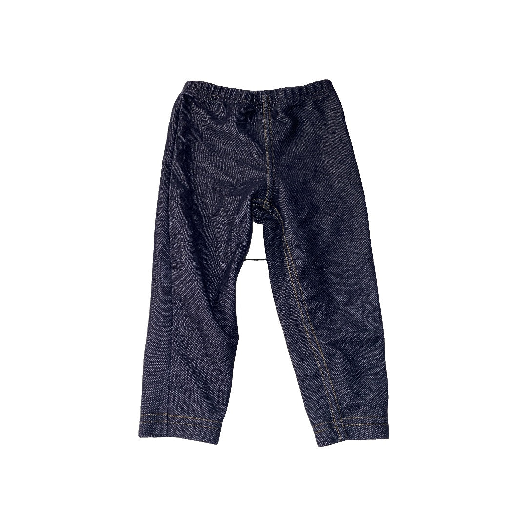 Just Born Girls Denim Pants Size: 12M Denim