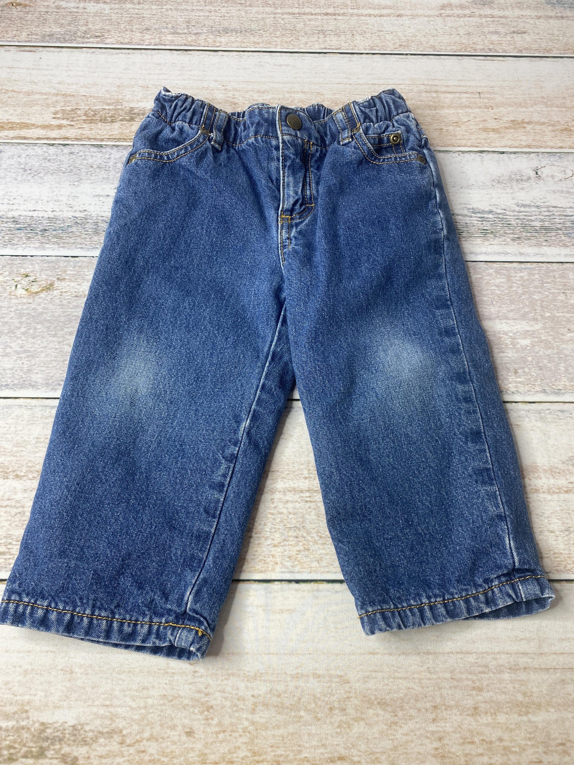 LL Bean Boys Denim Jeans Size: 12-18 months Denim