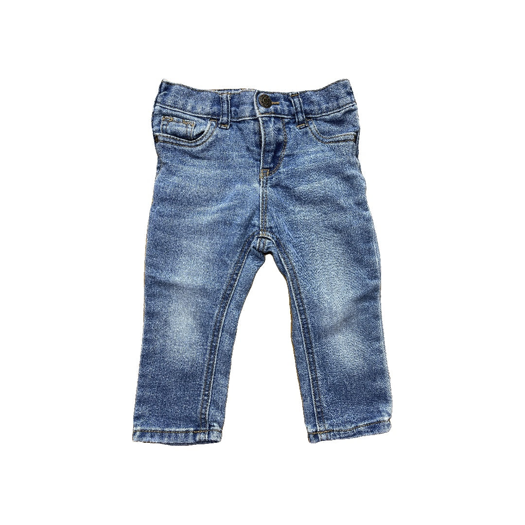 cherokee Unisex Denim Pants Size: 18 months Denim