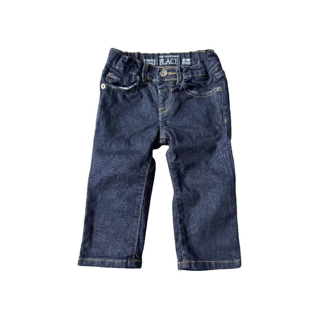 Children's Place Unisex Denim Jeans Size: 12 months Denim