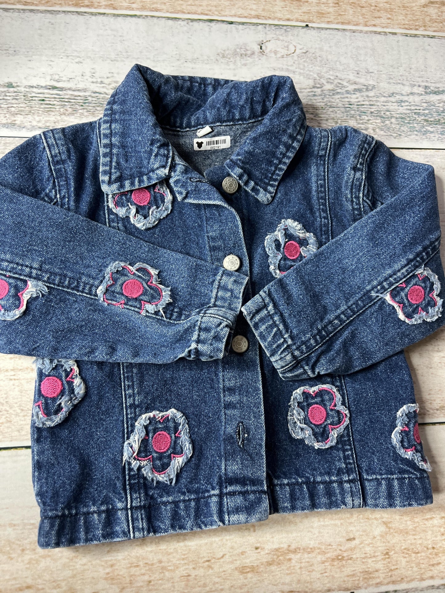 Unknown Girls Denim Jacket Size: 24 months Denim