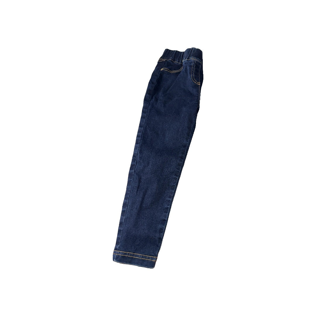 Hanna Andersson Girls Denim Pants Size: 4T Denim
