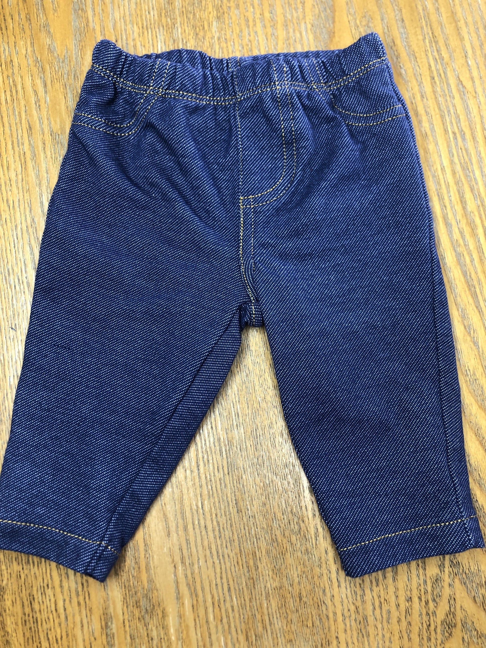 Carters Girls Denim Pants Size: 3 months Denim