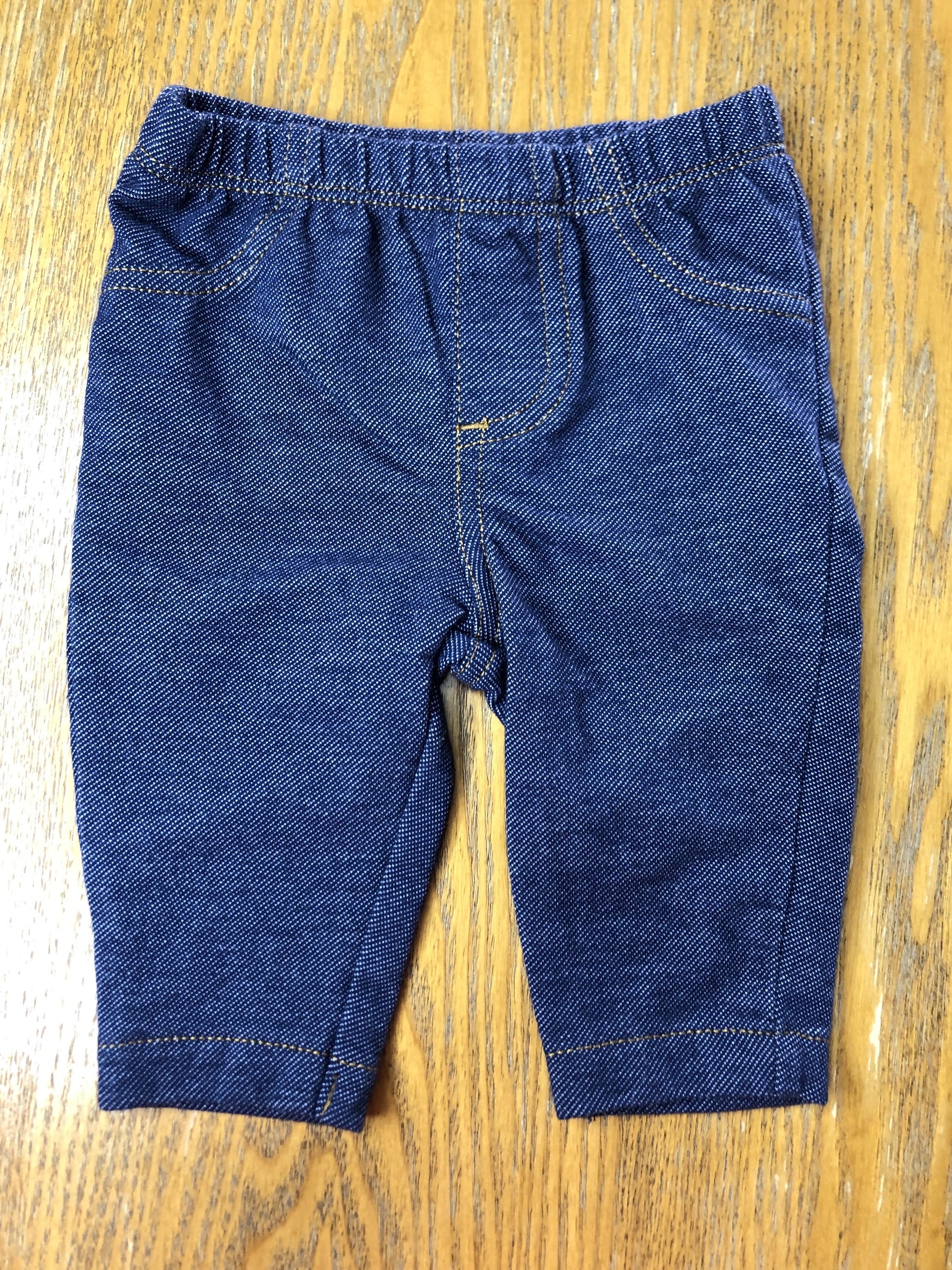 Carters Unisex Denim Pants Size: 0-3 months Denim
