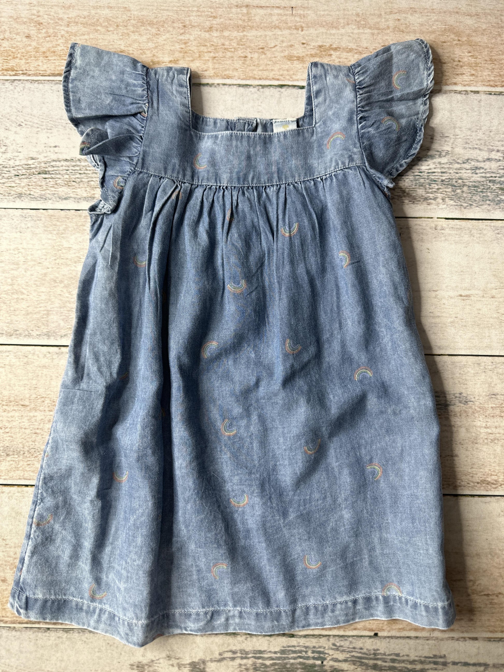Tucker + Tate Girls Denim Dress Size: 24 months Denim