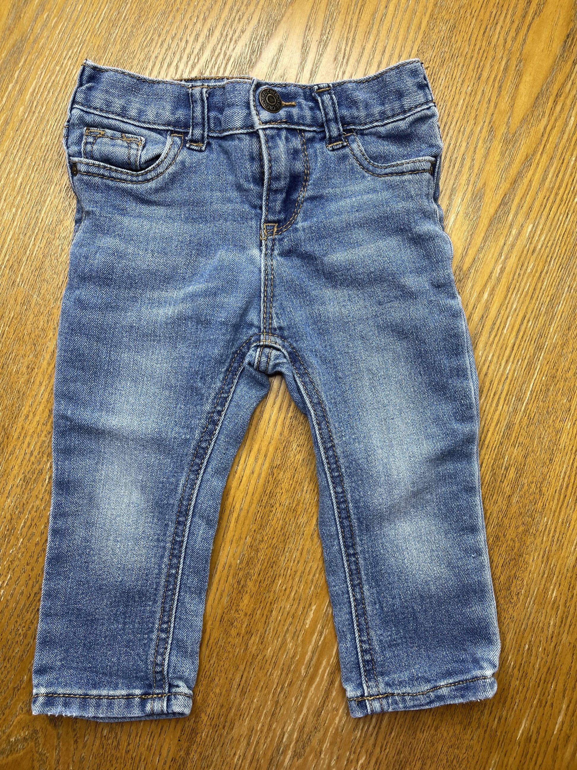 cherokee Unisex Denim Pants Size: 18 months Denim