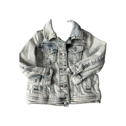 Bennetton Girls Denim Jacket Size: 3T Denim
