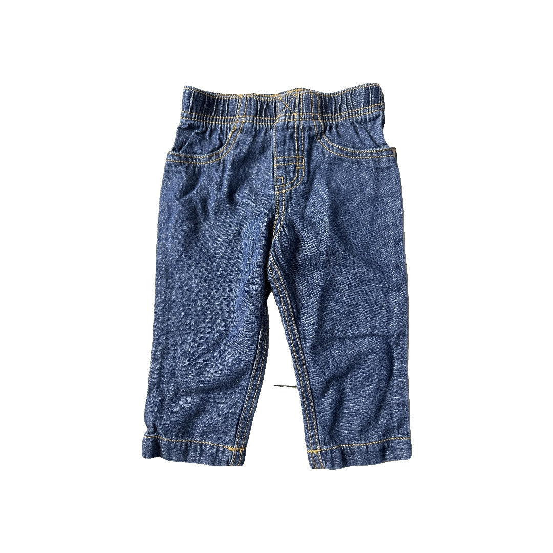 Carters Unisex Denim Pants Size: 9 months Denim