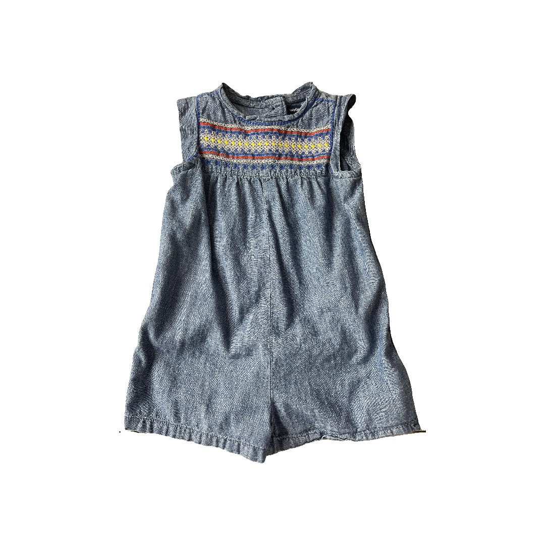 Gap Girls Denim Romper Size: 2T Denim