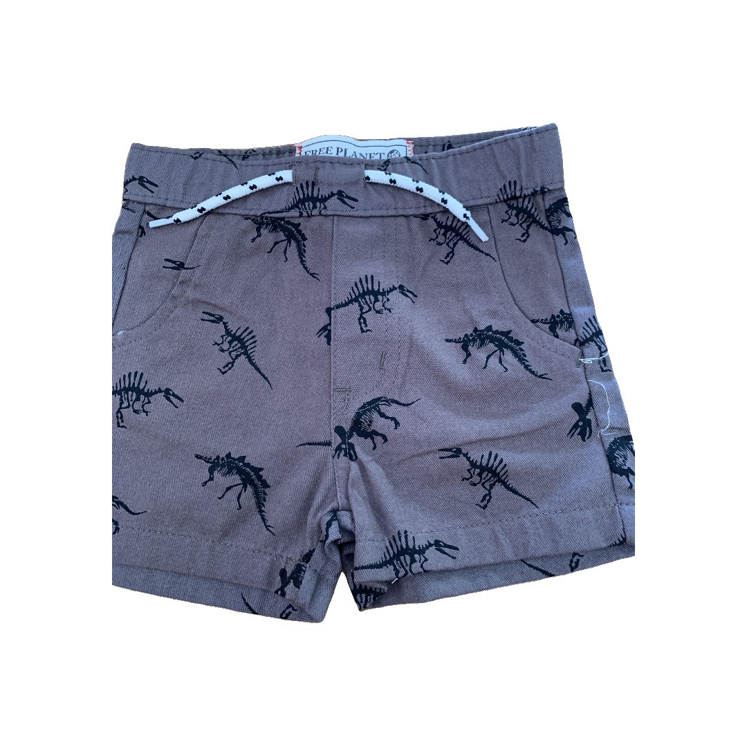 Free Planet Boys Dinosaur | Brown Shorts Size: 12 months Dinosaur | Brown