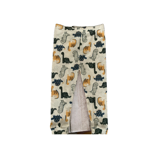 Chick Pea Boys Dinosaur | cream | Navy Blue | Forest Green Pajamas Size: 18 months Dinosaur | cream | Navy Blue | Forest Green